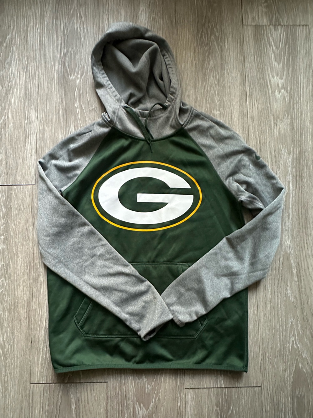 Nike Greenbay Packers Green & Gray Pullover Hoodie